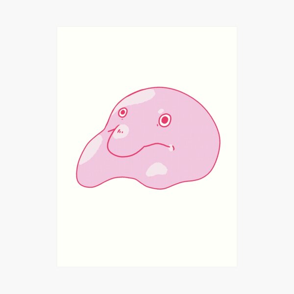 Blobfish Art Print