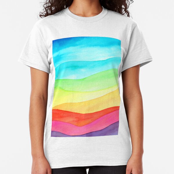 Collines arc-en-ciel T-shirt classique