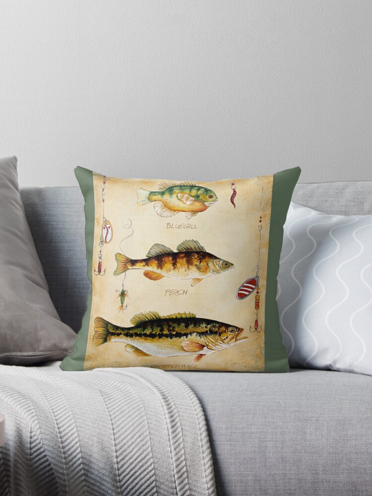 Accent pillow small fish