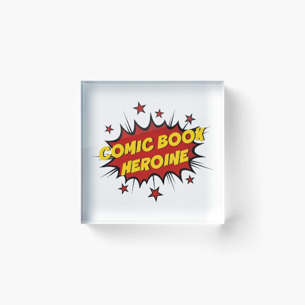 Item preview, Comic Book Heroine - Action Bubble designed and sold by FangirlFuel.