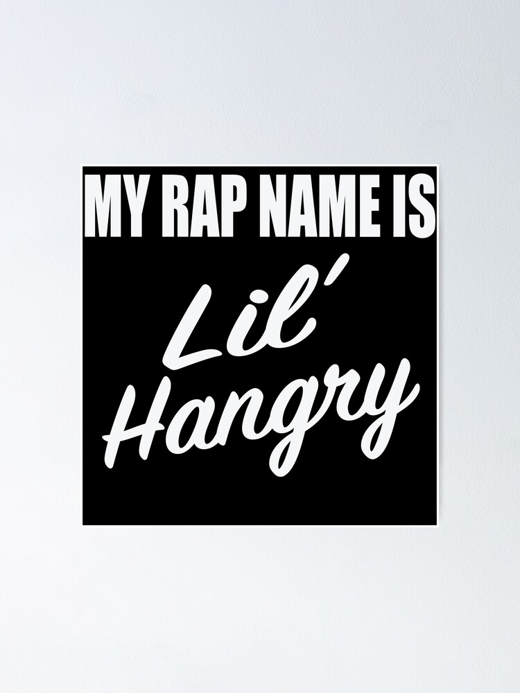 Rapper Names Print Poster for Home Gift for Hip-hop & Rap Music Lovers 