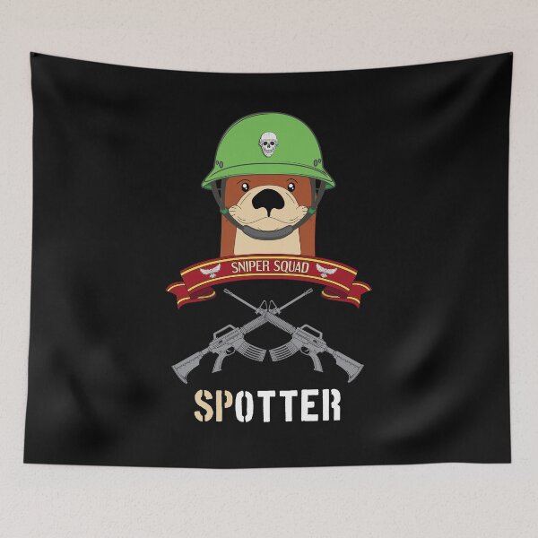 Item preview, Otter Soldier Sniper Spotter U.S. Veteran Squad designed and sold by Basti09.