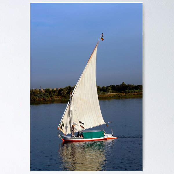 Item preview, Felucca on Nile River - Egypt designed and sold by Ulysse Pixel.