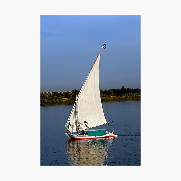 Item preview, Felucca on Nile River - Egypt designed and sold by Ulysse Pixel.