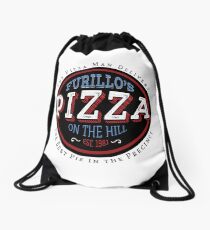 Furillo's Pizza On The Hill Drawstring Bag