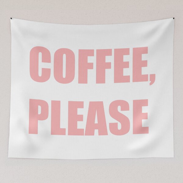 Item preview, Coffee Please - pink tumblr text designed and sold by hollanov98.