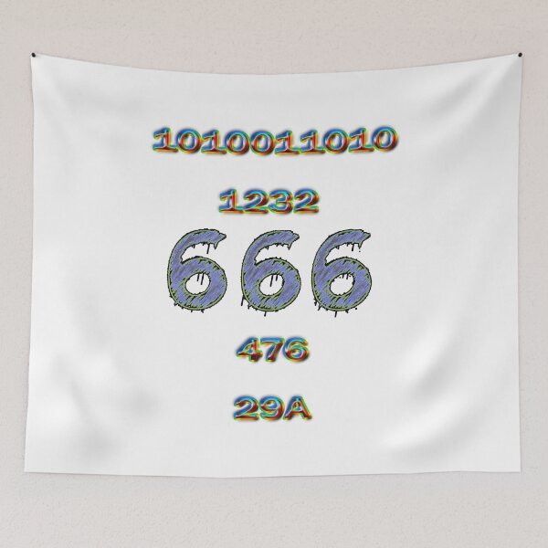 Item preview, Number of Antichrist digital designed and sold by GePadeSign.