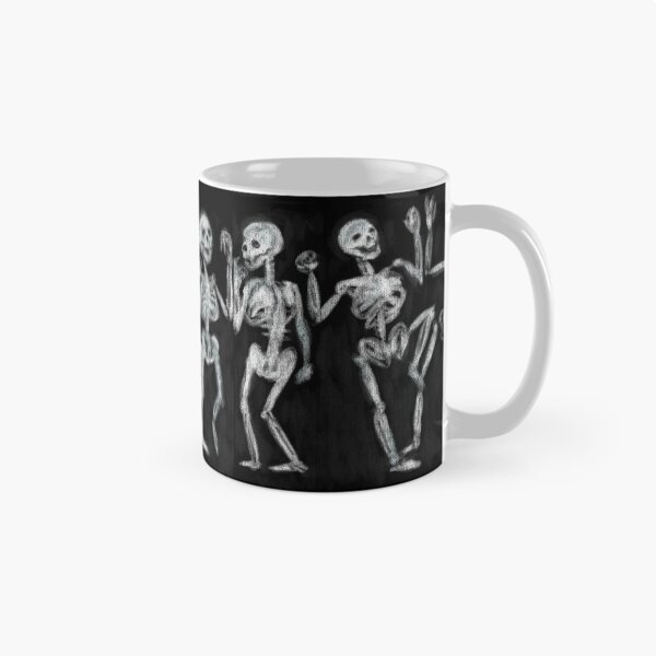 Item preview, Dancing skeletons pattern designed and sold by Rub7.