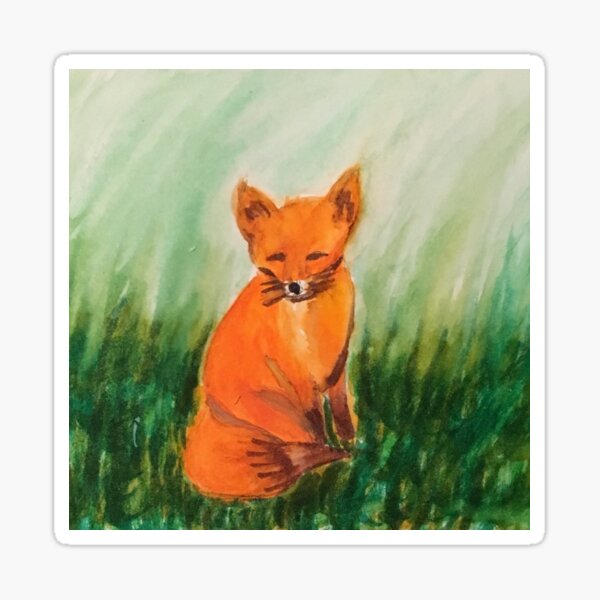 Item preview, Fox in the Grass designed and sold by Riley Capus.