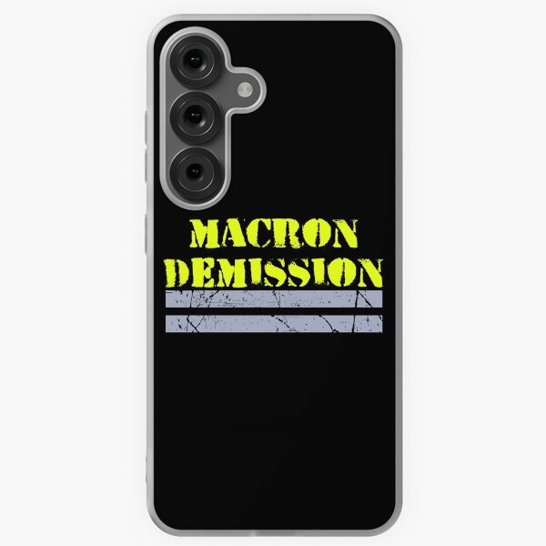 Item preview, Gilets Jaunes ~ Démission de Macron designed and sold by EddieBalevo.