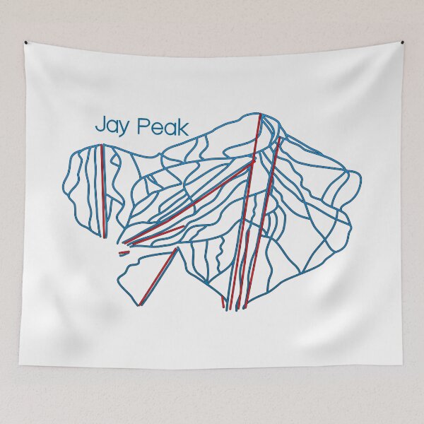 Item preview, Jay Peak Trail Map designed and sold by ChasingGnarnia.