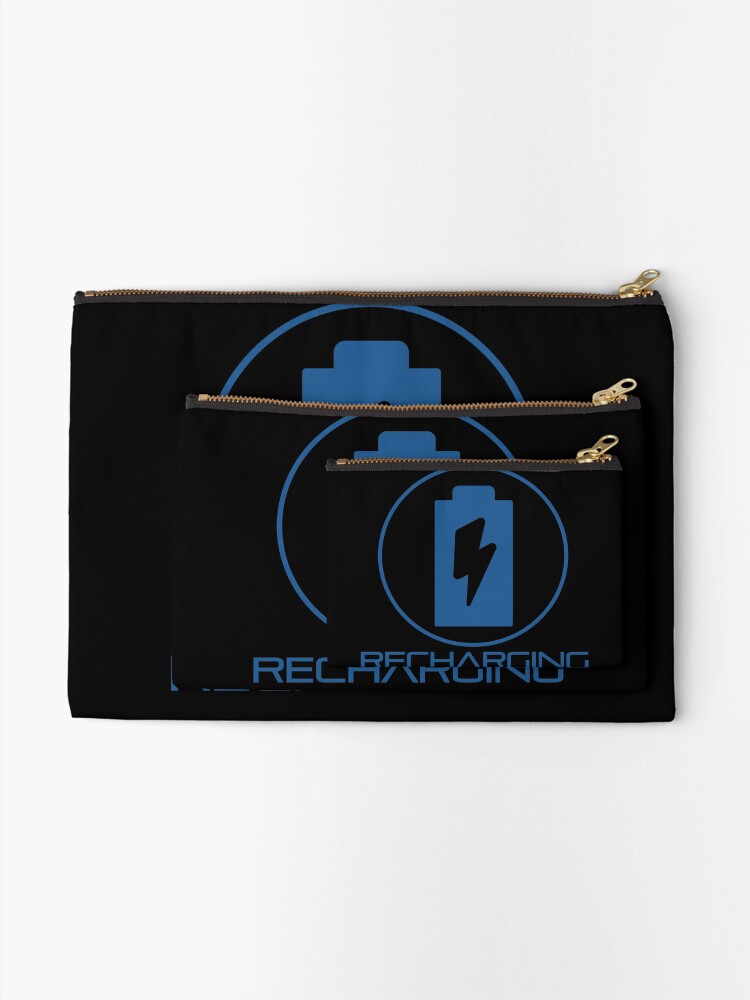 Thumbnail 2 of 4, Zipper Pouch, Recharging designed and sold by MrTeeTime.