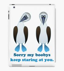 Staring Boobys iPad Case/Skin