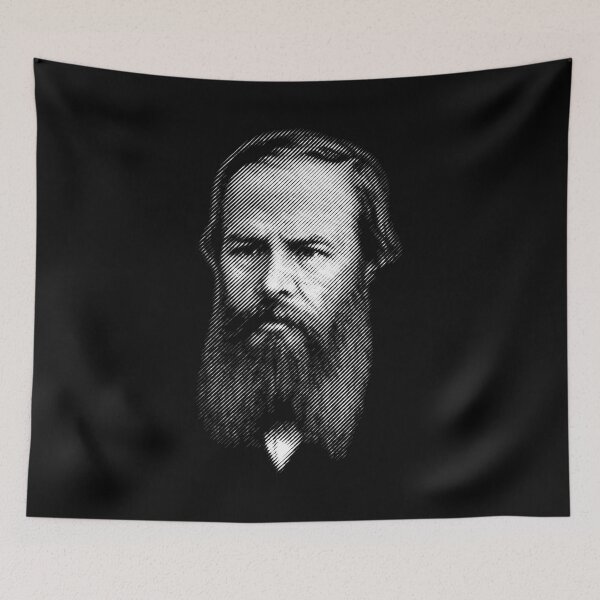 Item preview, Fyodor Dostoyevsky, portrait designed and sold by close-up.biz.