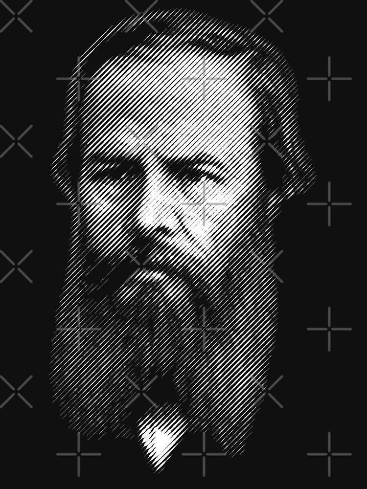 Fyodor Dostoyevsky, portrait by kislev