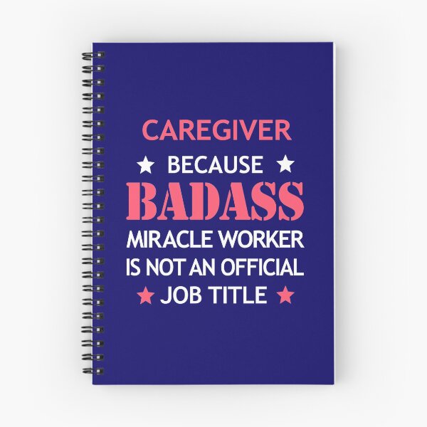 Item preview, Caregiver Badass Birthday Funny Christmas Cool Gift designed and sold by smily-tees.