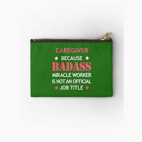 Item preview, Caregiver Badass Birthday Funny Christmas Cool Gift designed and sold by smily-tees.