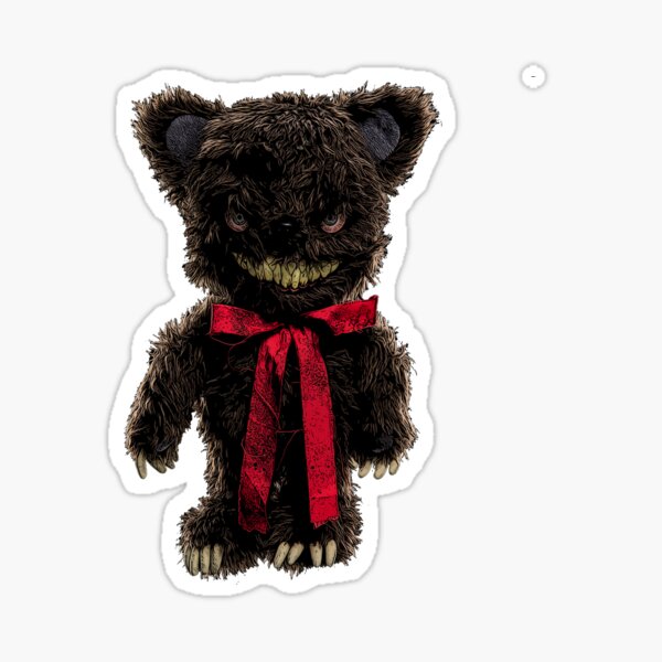 Evil Teddy Stickers Redbubble - evil teddy roblox