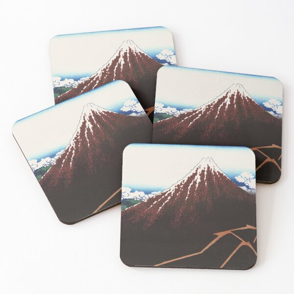 Item preview, Rainstorm Beneath the Summit by Katsushika Hokusai designed and sold by Takeda-art.