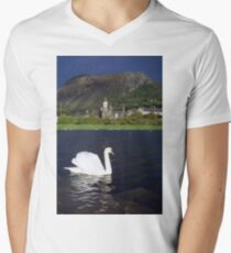 The Swan and the Storm Men's V-Neck T-Shirt