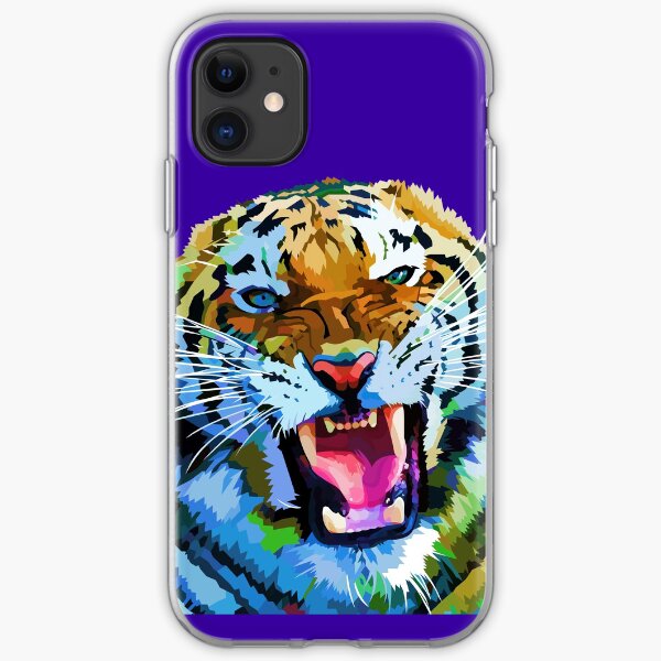 Roaring tiger iPhone Soft Case