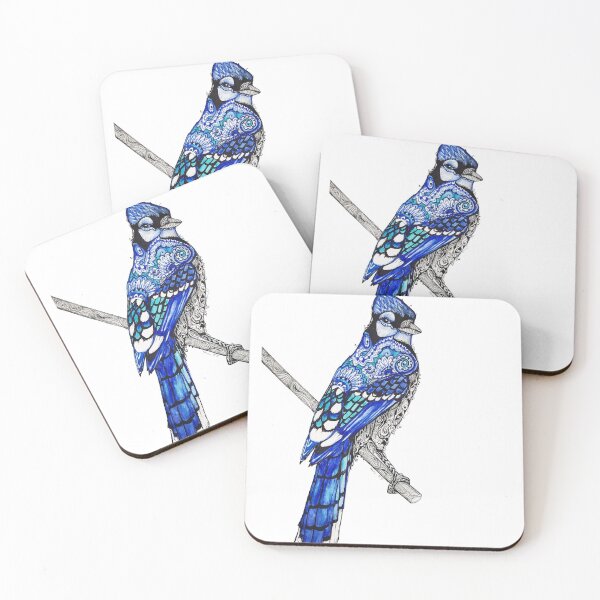 Aperçu de l'œuvre Le bluejay de Rachel créée et vendue par Spiritanimalart.