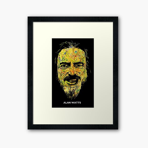 Alan Watts Art Gerahmter Kunstdruck