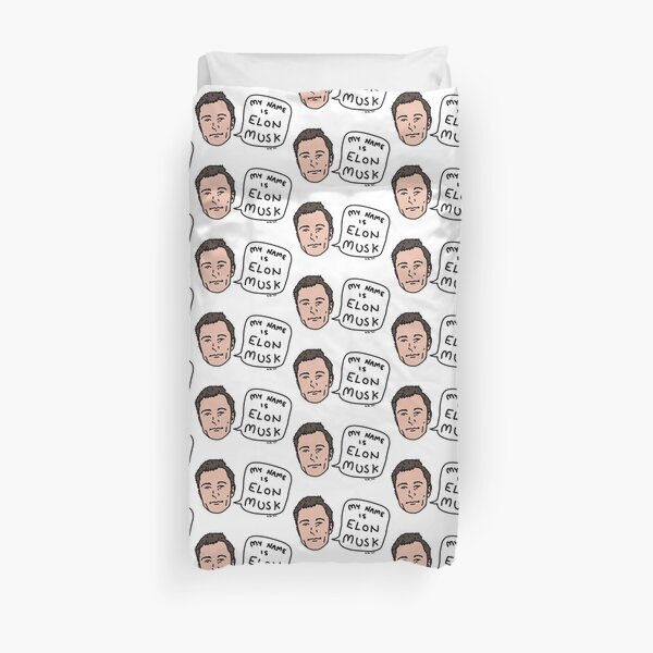 My Name Is Elon Musk Duvet Cover