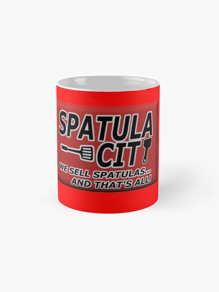 "Spatula City" Mug by lawrencebaird Redbubble