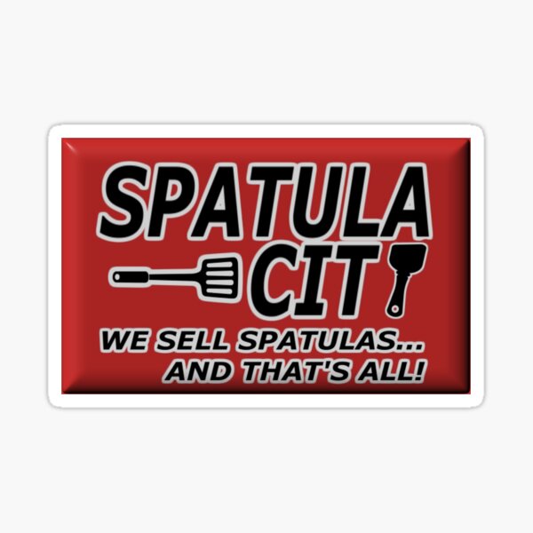 Spatula City Records Flipper Spatula Sticker