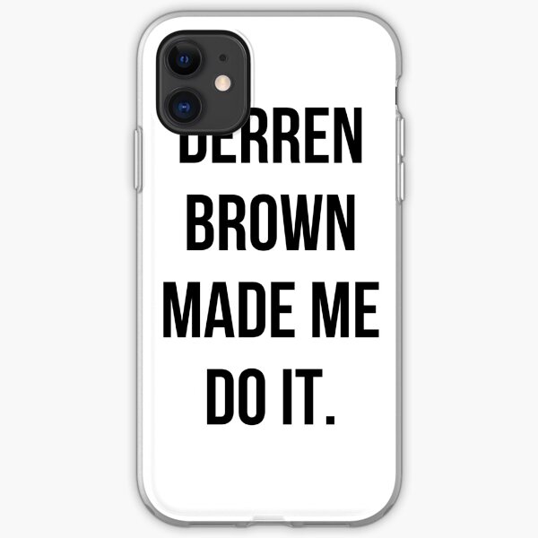 Derren Brown Made Me Do It iPhone Soft Case