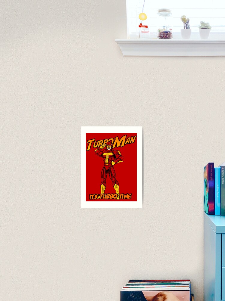 Turbo Man Sticker for Sale by American Artist