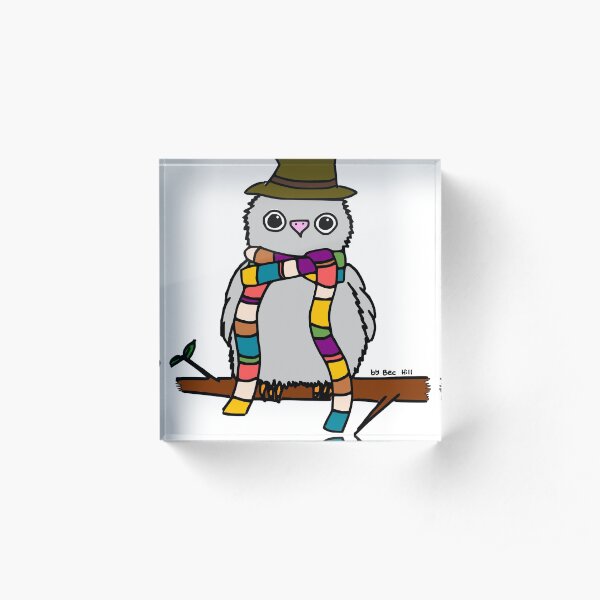 Dr Hoo Acrylic Block
