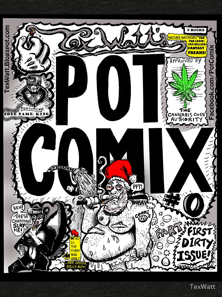 Pot Comix #0, Cover by TexWatt
