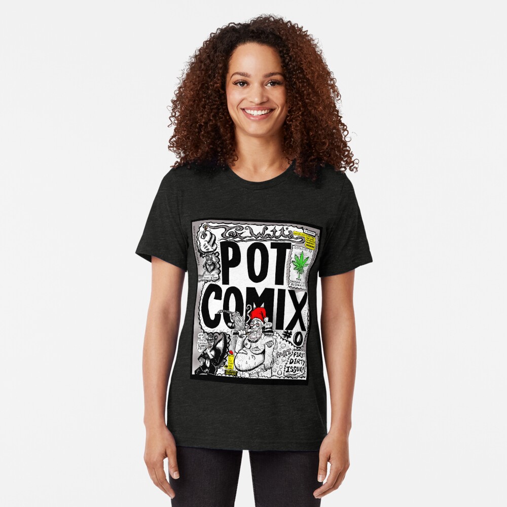 Pot Comix #0, Cover Tri-blend T-Shirt