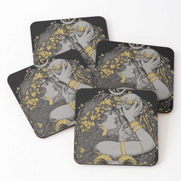 THE WITCH Coasters (Set of 4)