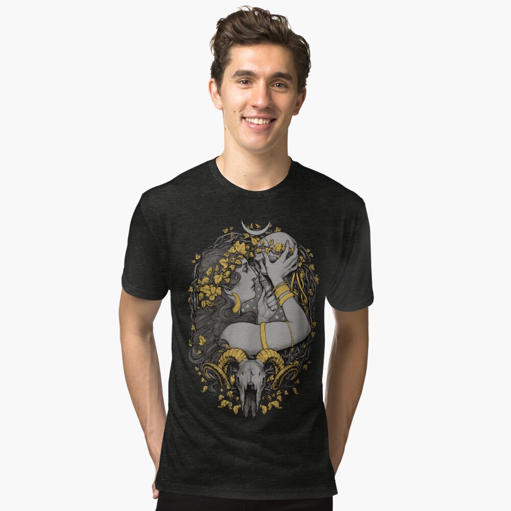 Item preview, Tri-blend T-Shirt designed and sold by medusadollmaker.