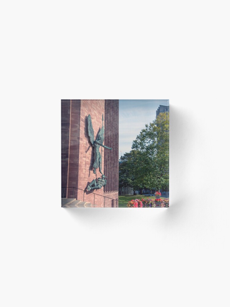 Alternate view of Coventry Cathedral Acrylic Block