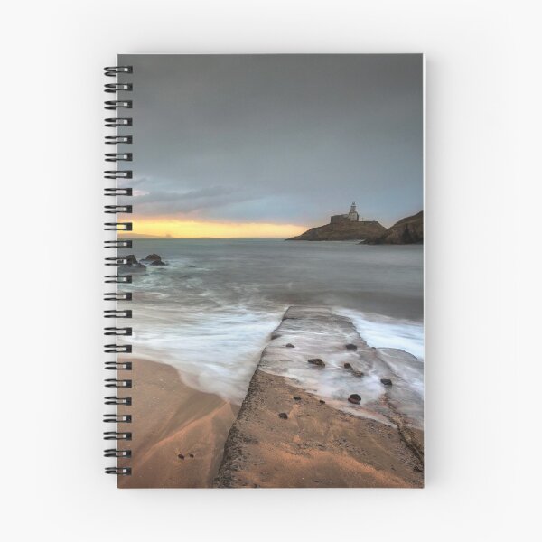 Item preview, Mumbles pier and lighthouse at dawn designed and sold by Leighton Collins.