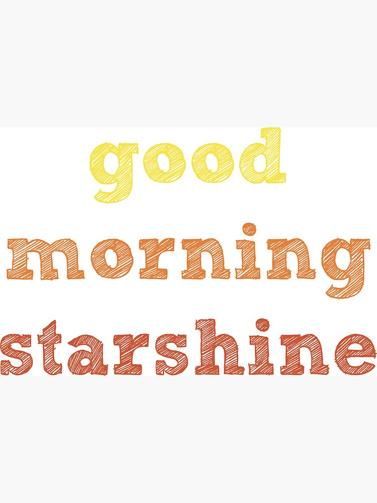 "Hair - Good Morning Starshine" Sticker by broadway-island | Redbubble