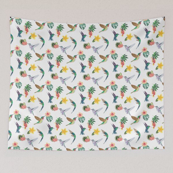 Item preview, HUMMINGBIRD AND FLORALS designed and sold by ArtofACoonhound.