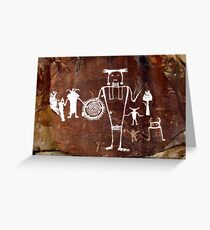 #famousplace #internationallandmark #Vernal #Utah #USA #americanculture #old #ancient #art #rusty #dirty #antique #archaeology #dark #abstract #pattern #rough #tree #architecture #horizontal #Americas Greeting Card