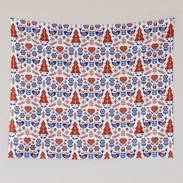 Item preview, Scandinavian Folk Pattern Seamless designed and sold by Vincent-68.