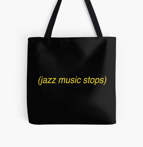 Jazz Messengers - Off White Tote Bag - Black Lettered - Jazz