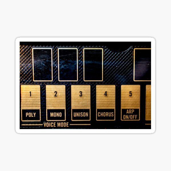 FM Synthesizer Sticker