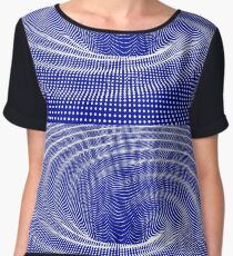 #blue #electricblue #purple #circle #abstract #pattern #design #art #horizontal #inarow #textured #backgrounds #colors #nopeople #blackandwhite #photography #monochrome #circle #abstract #pattern Chiffon Top