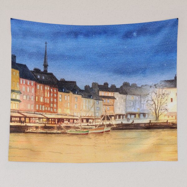 Item preview, Honfleur Evening Lights designed and sold by William Holkham.