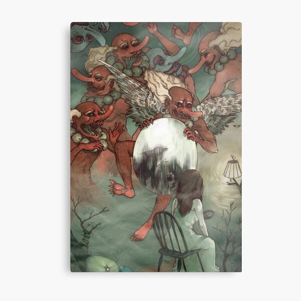Tengu Metal Print
