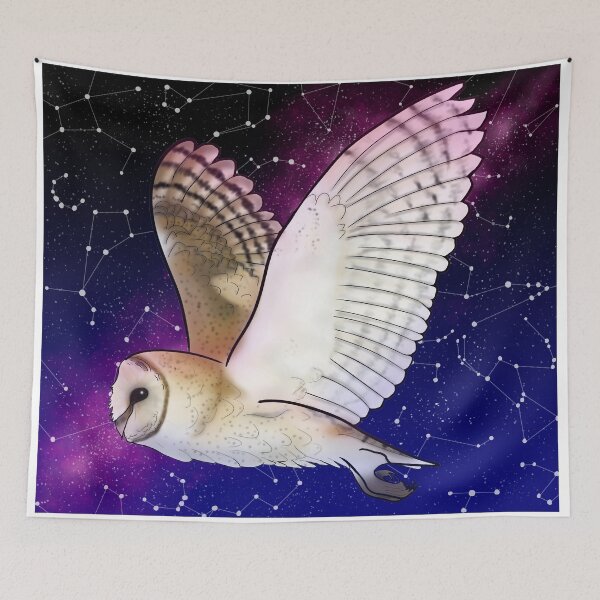 Item preview, Owl in flight designed and sold by Emily Seningen.