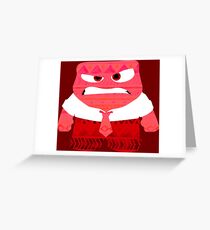 ANGER Greeting Card
